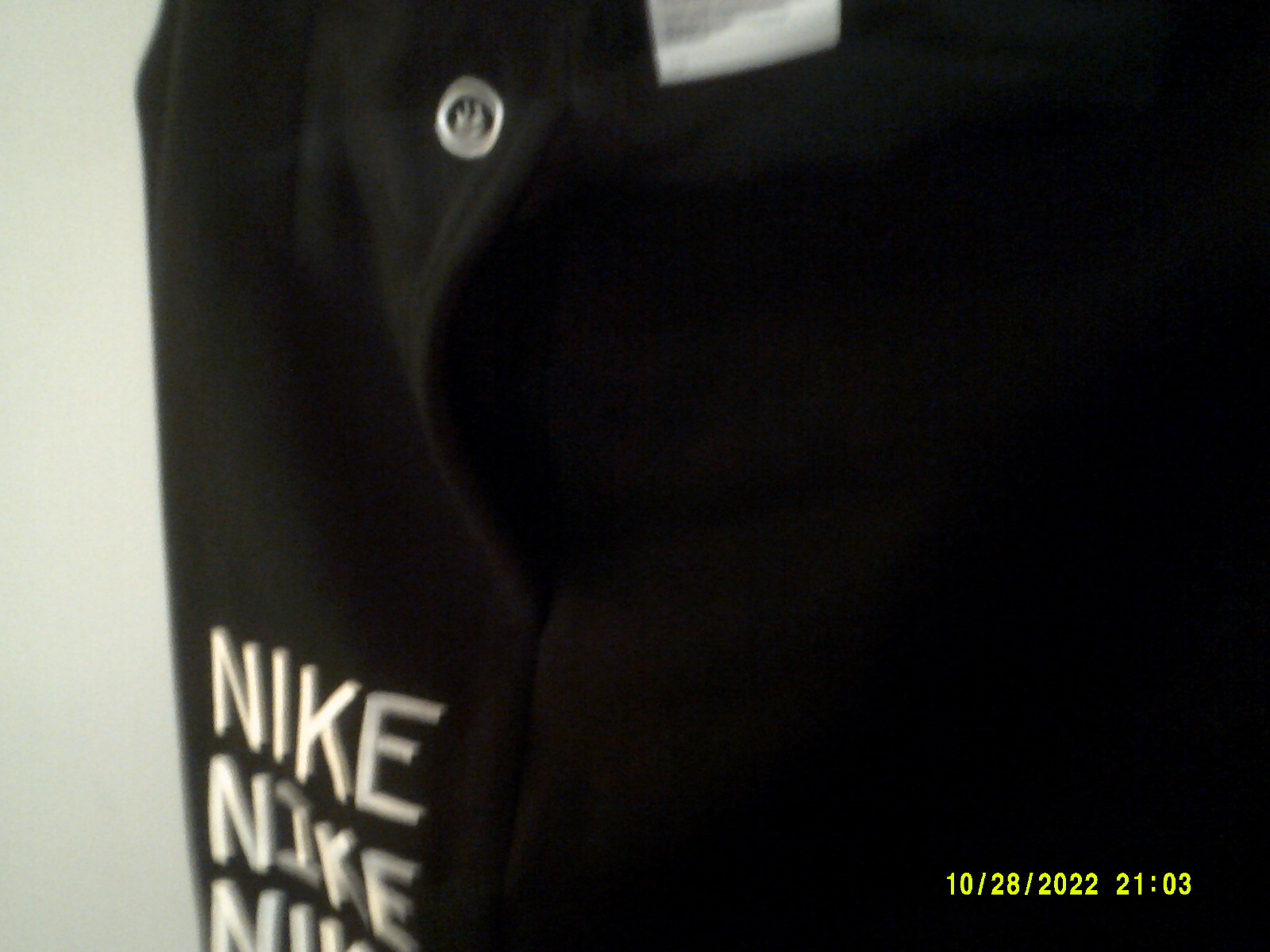 NEW NIKE SPORTSWEAR u0026#034;Smiley Face + Nike X 3 Fleece Pantsu0026#034;  MENu0026#039;S BLACK PANTS XL | eBay