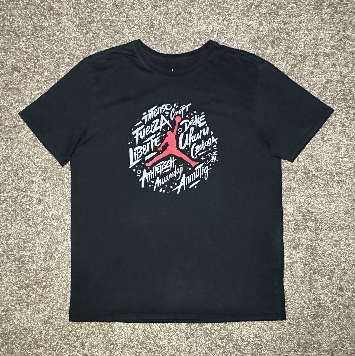 Nike Air Jordan Men's T-Shirt Worldwide IX Tee (687819-010