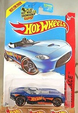 2015 Hot Wheels #129 HW Race-Race Team RRROADSTER Blue Variant w/Black Pr5 Spoke
