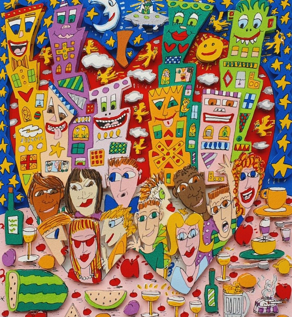 James Rizzi 3D Autographed Handnummeriert Big On The Big Apple New
