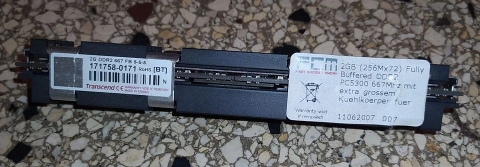 Apple Mac Pro 1,1 2,1 3,1 2GB PC2-5300 DDR2 667 MHz ECC RAM - Image 3 of 4