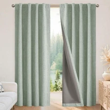 Blackout Curtains for Bedroom - 84 Inch Long 100% Light Blocking 2 Panels Sag...