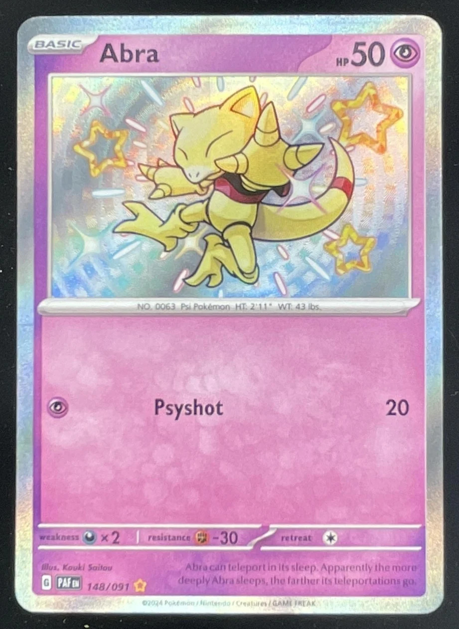 2024 Pokemon Paldean Fates #148/091 Abra