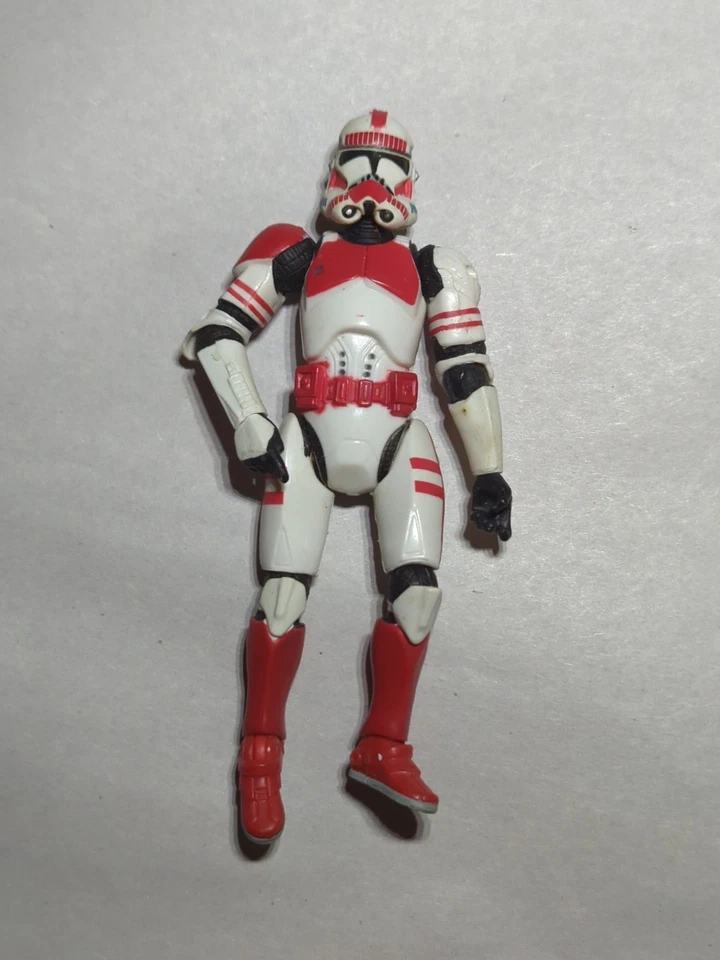 Lote de 5 figuras de acción Star Wars 2004 3,75 Wookie Warrior, Gree, Shock Trooper Foto 4 de 4