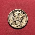 (1) Beautiful Antique 1920-S Mercury Silver Dime VF-VERY FINE