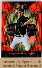 2023 Panini Select #70 JT Ginn Orange Flash Prizm