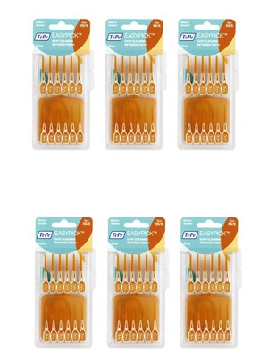 6x TePe Easy Pick Interdentalbürsten XS/S organge a 36 Stück