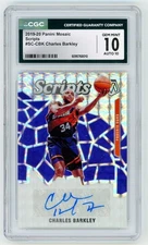 2019-20 Panini Mosaic Basketball Charles Barkley Scripts #SC-CBK CGC GEM MINT 10