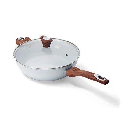PHANTOM CHEF PC-016G-230 BEIGE 11 INCH DEEP FRYPAN