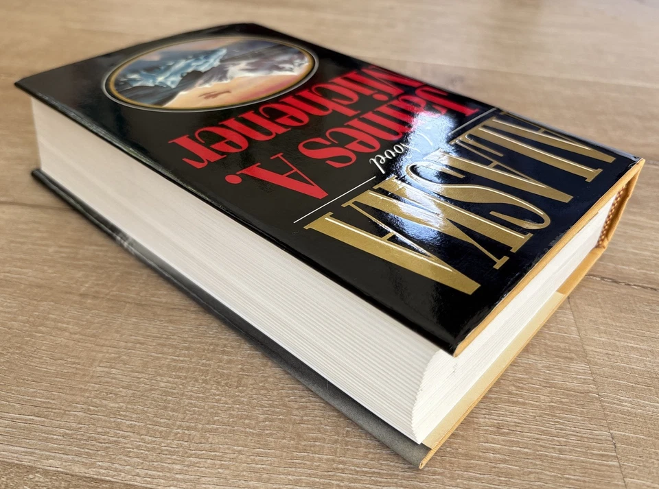 ALASKA James A. Michener SIGNED 1988 HCDJ 1st Ed 1st Print Random Excellent Foto 4 de 4