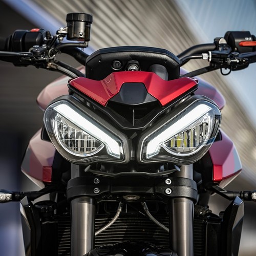 LED Headlight Headlamp Fit For Triumph Street Triple 765R/RS 1200RS 2021-2024 - Picture 4 of 22