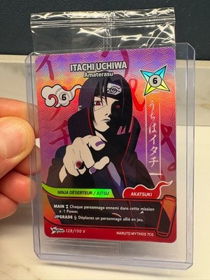 Itachi Uchiha Amaterasu 128/130V Winner Promo FRENCH SEALED - Naruto Mythos TCG