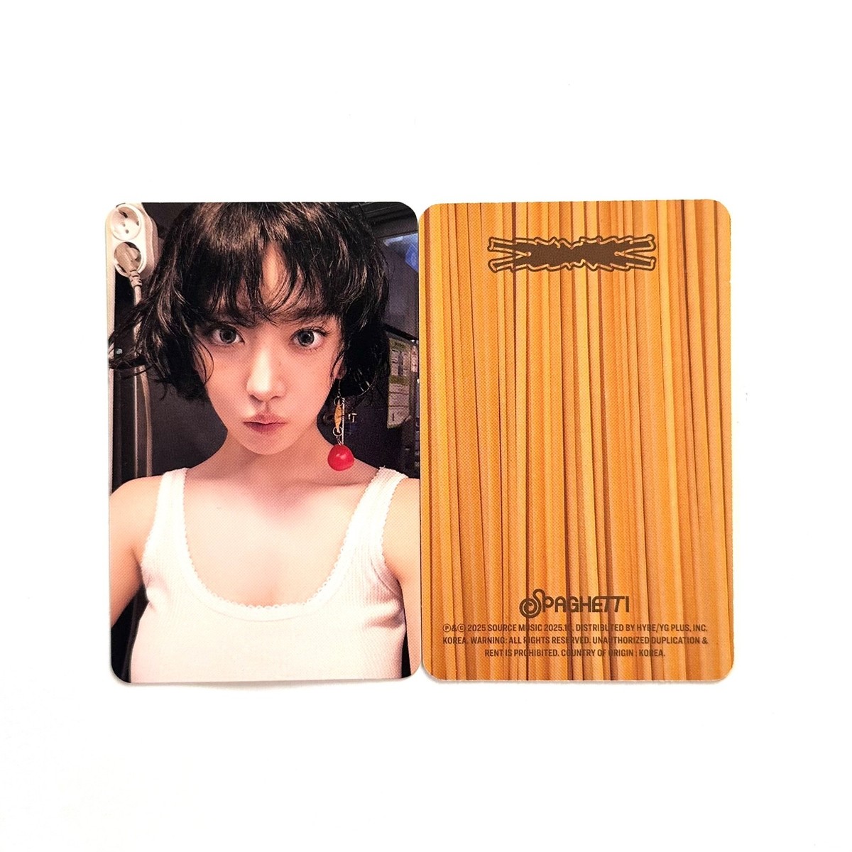 LE SSERAFIM] Spaghetti / Standard version Photocard PC set Chaewon