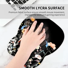 Ergonomic Mouse Pad with Wrist Support, Mousepad with Memory Foam Wrist Rest ...
