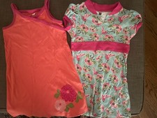 2 Tea toddler Girl Dresses 100 % Cotton Size 3