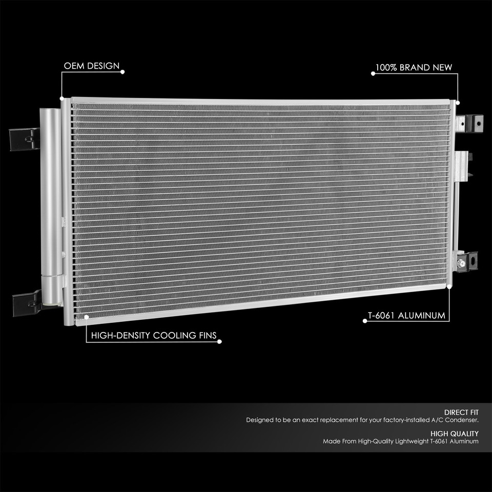 For 19-22 Ram 2500 3500 Factory Style Full Aluminum A/C AC Condenser ...