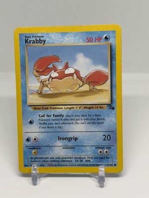 Krabby 51/62 Fossil Regular