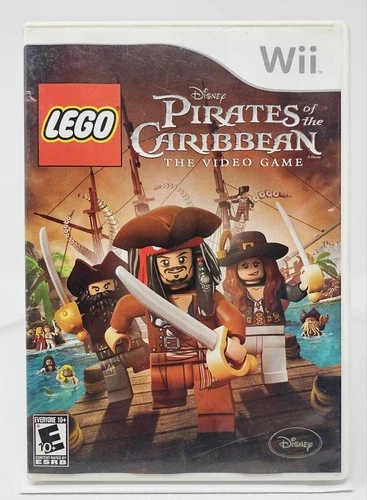 Lego Disney Pirates of the Caribbean - Nintendo Wii - Complete CIB - U