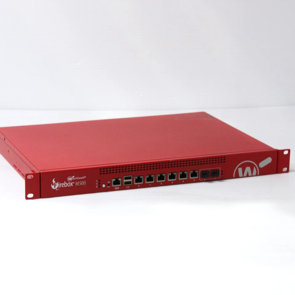 WatchGuard Firebox M500 1U Rack Firewall Network security appliance 8 ports GigE - Image 2 of 4