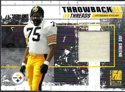 2003 Donruss Elite Throwback Threads Joe Greene Jersey #146/250