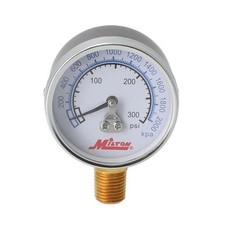 Milton Air Tool Inflator Gauge - High Pressure Bottom Mount 1/4" NPT 0-300 PSI