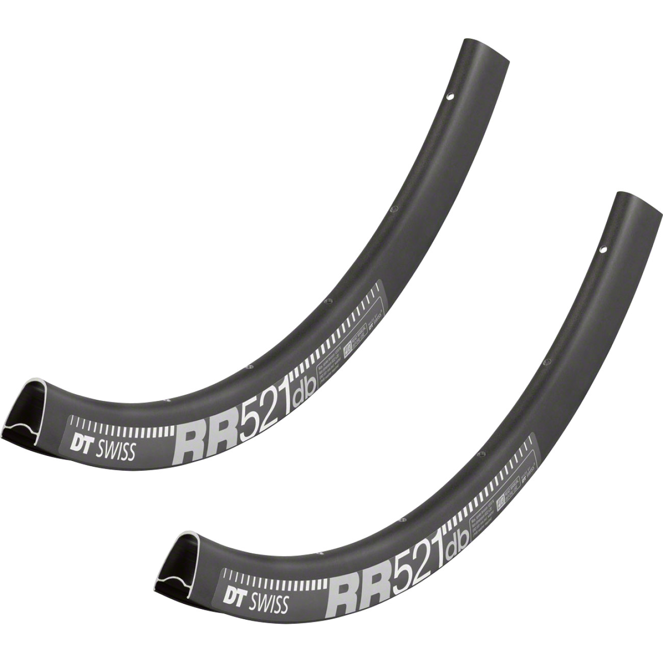 Комплект из 2-х готовых бескамерных дорожных дисков DT Swiss RR 521 700c с ободом 28h