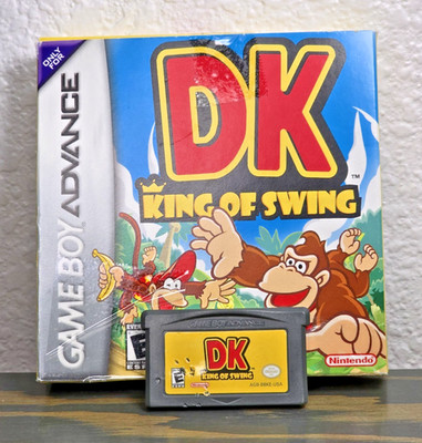 Donkey Kong King of Swing Game Boy Advance GBA Boxed Authentic Tested Working
