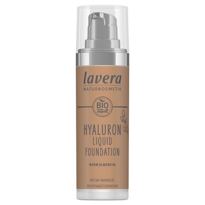 Lavera HYALURON LIQUID FOUNDATION   Warm Almond 06 30 ml