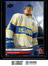 2025-26 Upper Deck UD Exclusives Robert Thomas /100 #148 St. Louis Blues