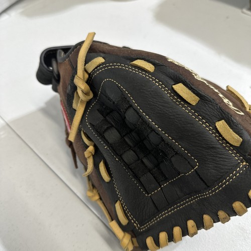 Rawlings P120 12 inch Zero Shock Leather Baseball Glove Brown Tot3 - Picture 2 of 9
