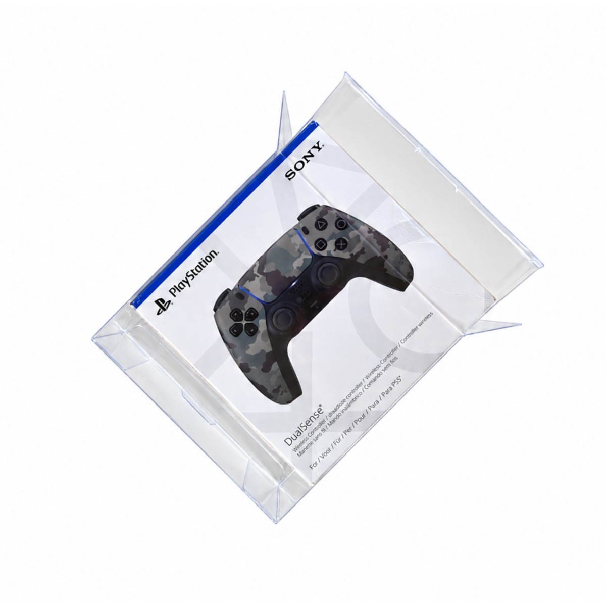 Box Protector PS5 Controller Dualsense Playstation 5 0.5mm Display Case 10 Pack