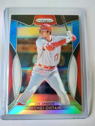 Shohei Ohtani 2019 Panini Prizm Tier II Red White & Blue #153 Los Angeles Angels