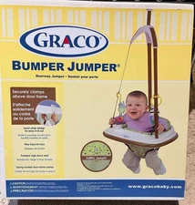 Graco Bumper Jumper Doorway Jumper for Infants, Adjustable, Safe, Fun,