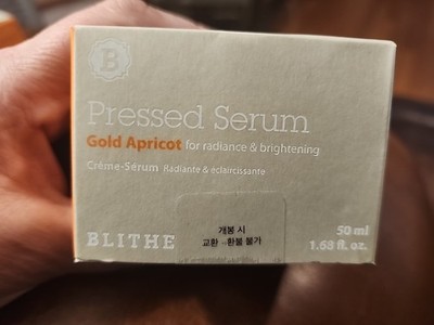 BLITHE Pressed Serum Gold Apricot Radiance & Brightening 50ml BNIB