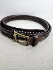 MENS DOCKER LEATHER STRAP BONDEDLACING BROWN/BLACK COLOR SZ.48