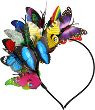 Butterfly Fascinator Headband for Tea Party Halloween Costume
