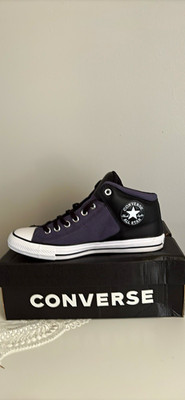 Converse Chuck Taylor All Star Street Mid Men s Black/Gray Sneaker A17188C