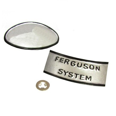 Fits Ford 9N 2N TRACTOR HOOD EMBLEM SET Fits Ferguson SYSTEM (2 piece) 2N16600