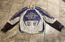 Icon Motorsports Authentic Padded Motorcycle Hooligan Asphalt Tech Jacket Large