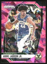 2024-25 Panini Prizm Prizms Pink Ice #52 Andre Jackson Jr. - BSK