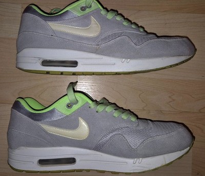 NIKE Air Max EUR 45,5 US 11.5 UK 10.5 ( 45 ) Grau Sneaker grün Herren Silber