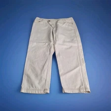 Future Collective Jeans Kahlana Barfield Brown Womens 16 Overlap Waist Cropped