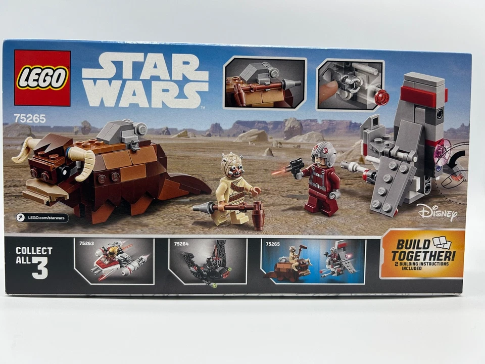 Lego Star Wars 75265 T-16 Skyhopper vs Bantha Microfighters NIB - Image 2 of 2