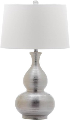 Lighting Collection Cahaba Modern Farmhouse Silver 31-Inch Bedroom Living Room H
