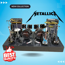 Miniature Metallica drum double bass Full Set...