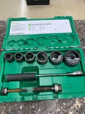 Greenlee 7238SB Slug-Buster Knockout Kit with Ratchet Wrench Punch Set 1/2"-2"