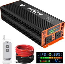 3000 Watt Power Inverter 12V DC to 120V/110V AC for Vehicles RV, Truck, Solar, H