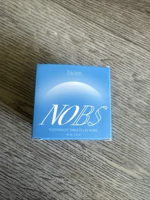 NOBS (No Bad Stuff) Toothpaste Tablets Mint Favor No fluoride/plastic