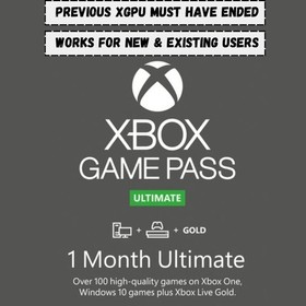 Xbox Game Pass Ultimate 1 Month Live Gold Membership (USA only) XGPU