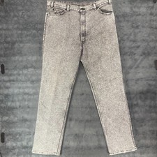 Vintage Levis Silver Medal Jeans Acid Denim Made In USA Size 40 (38x32)